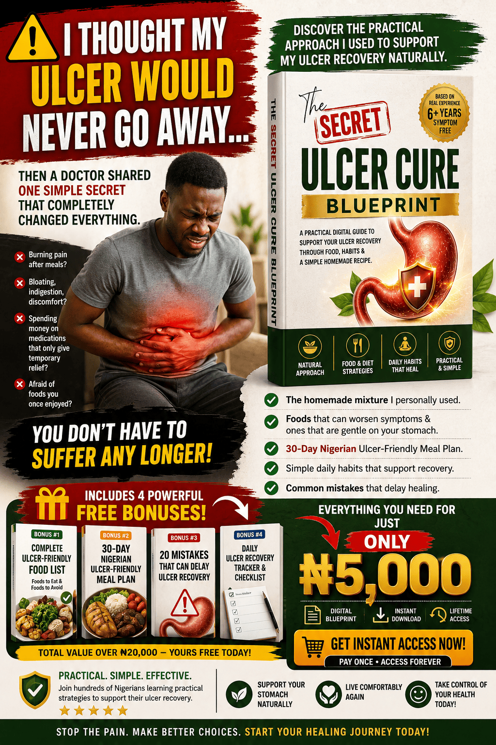 THE SECRET ULCER CURE BLUEPRINT